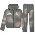 Hellstar Sports Zip-Up Tracksuit Grey