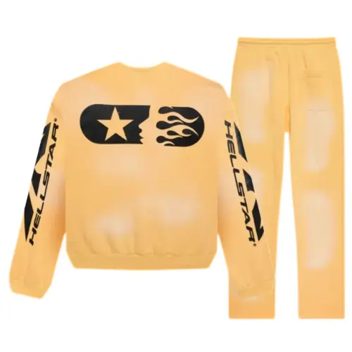 Hellstar Sports Sweatsuit Yellow